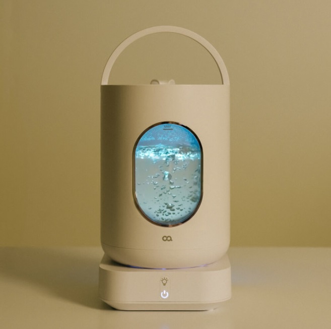 (오아) OVHU-001WH 글라스탐 가열식 가습기 미사용품 상부급수식