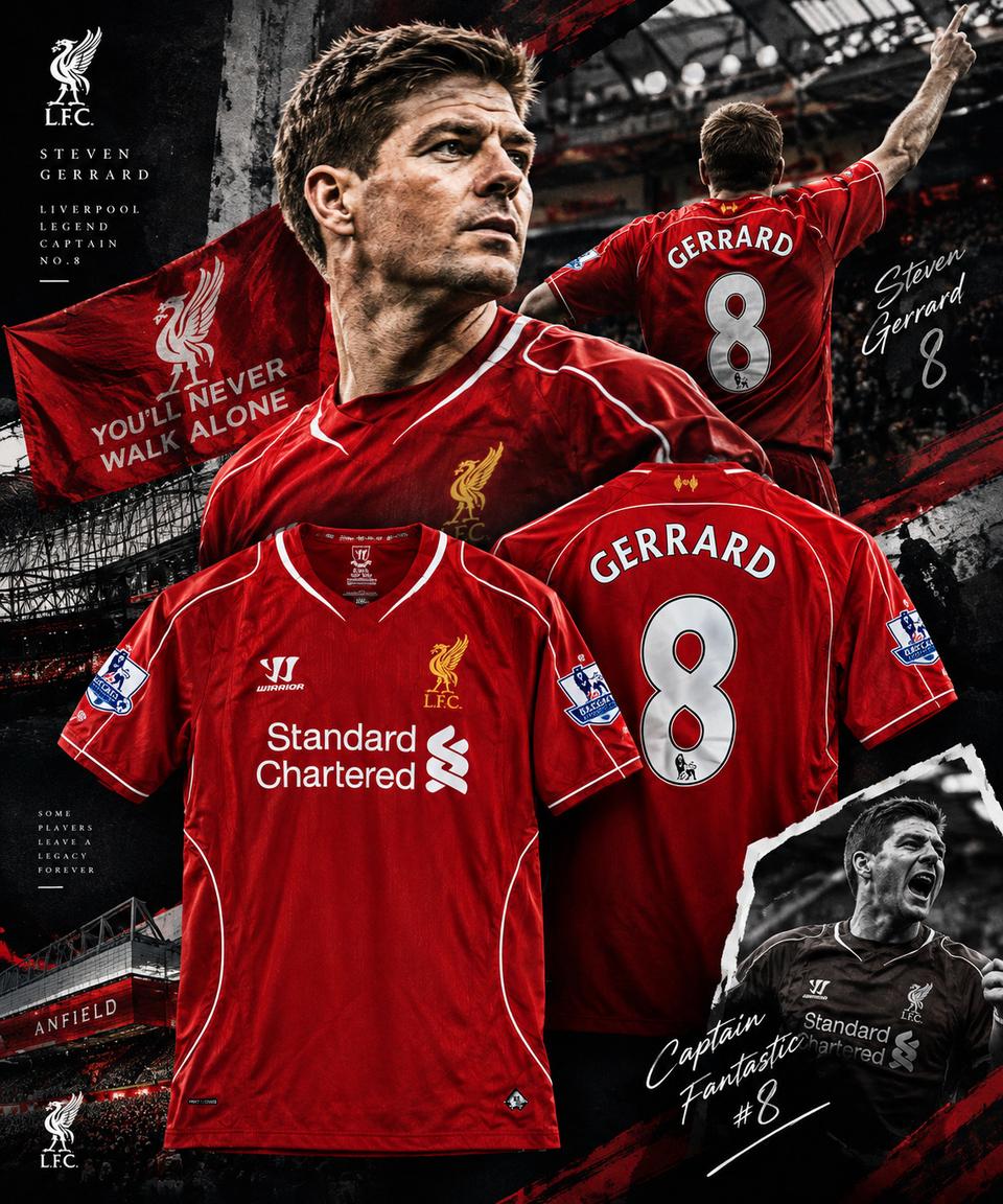 EPL 14/15 리버풀 스티븐 제라드 홈 유니폼 팝니다