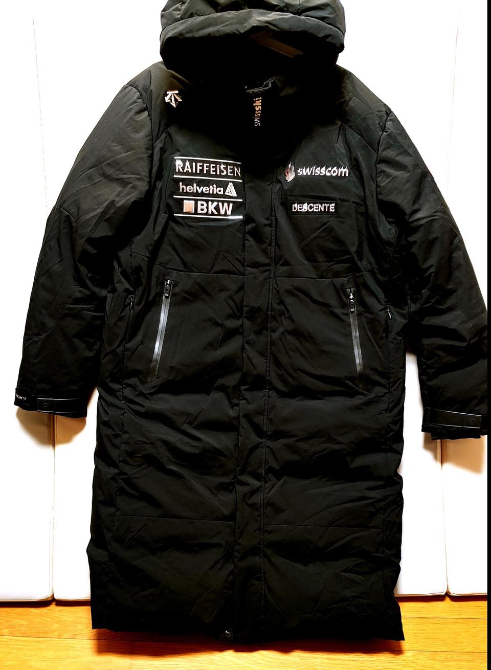 [3XL] 데상트 아우디 고급 롱패딩점퍼 블랙1530
