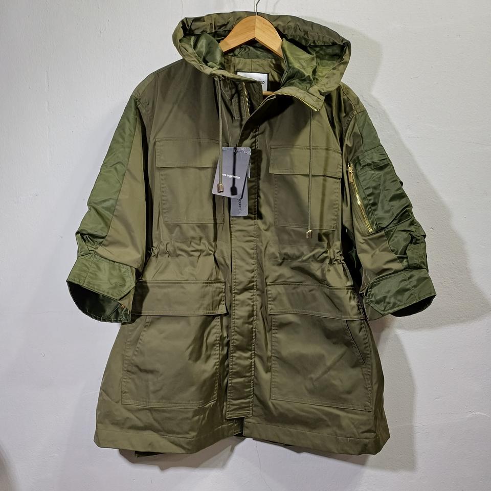 (새상품)칼라거펠트 25SS 사파리 야상 점퍼 M(55,66)