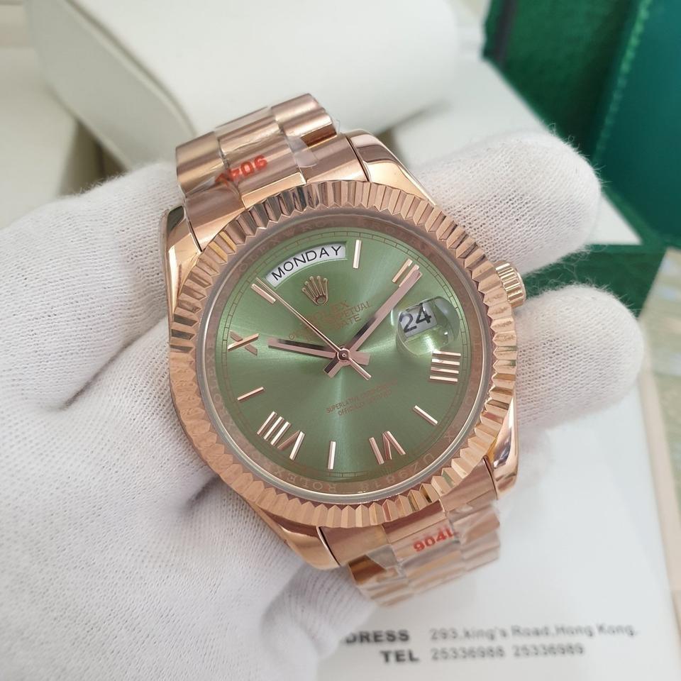 (새상품) 로렉스 데이저스트 데이데이트 올리브그린 로즈골드 시계 무료배송
