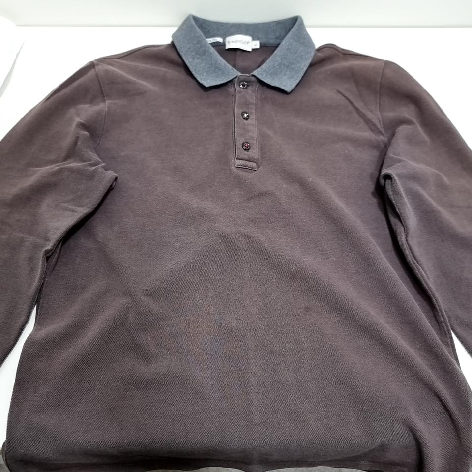 정품 몽클레어 긴팔 카라티 폴로 티셔츠 90호 95호 S M