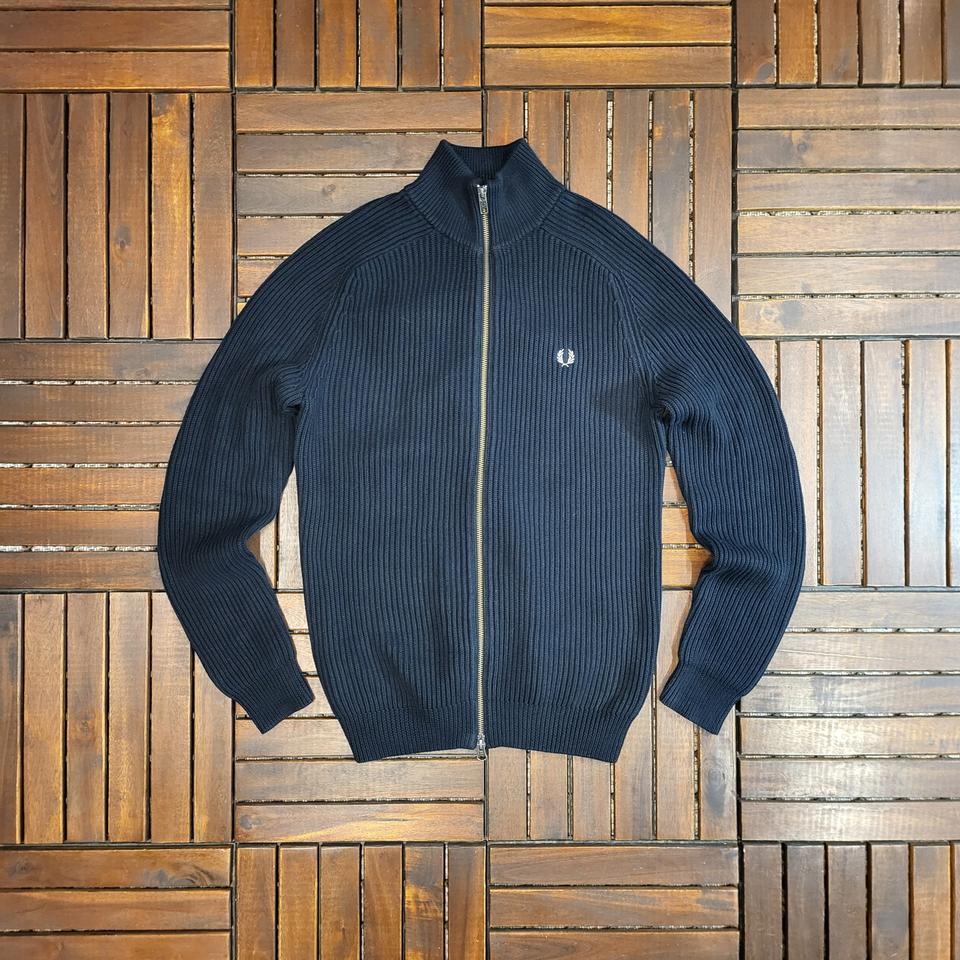 프레드페리(Fred Perry)의 투웨이 니트 집업 (S)